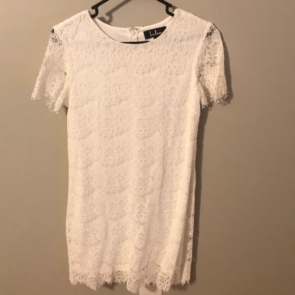Lulus white dress